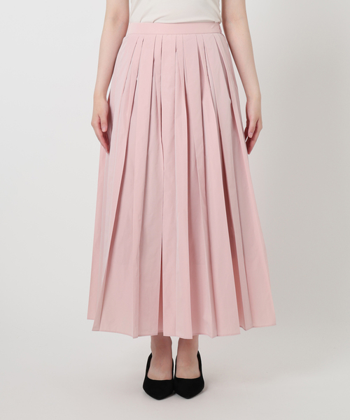 La TOTALITE（ラトータリテ）の「【洗える】タフタプリーツスカート（スカート・レディース・ピンク/キャメル・FREE）」の6枚目の写真