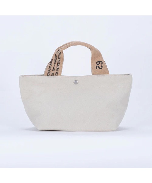 WEEKEND(ER)（ウィークエンダー）の「【WEEKEND(ER)】FADE CANVAS DRIVE TOTE（トートバッグ・メンズ・ネイビー/ブラウン/ナチュラル/ブラック・FREE）」の7枚目の写真