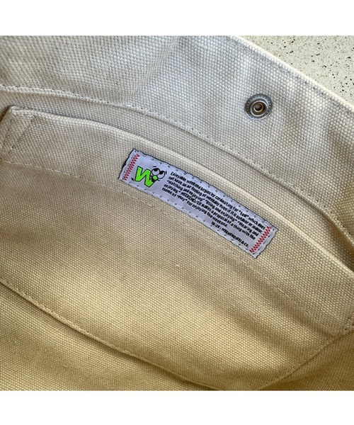 WEEKEND(ER)（ウィークエンダー）の「【WEEKEND(ER)】FADE CANVAS DRIVE TOTE（トートバッグ・メンズ・ネイビー/ブラウン/ナチュラル/ブラック・FREE）」の11枚目の写真