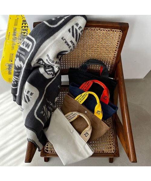 WEEKEND(ER)（ウィークエンダー）の「【WEEKEND(ER)】FADE CANVAS DRIVE TOTE（トートバッグ・メンズ・ネイビー/ブラウン/ナチュラル/ブラック・FREE）」の18枚目の写真