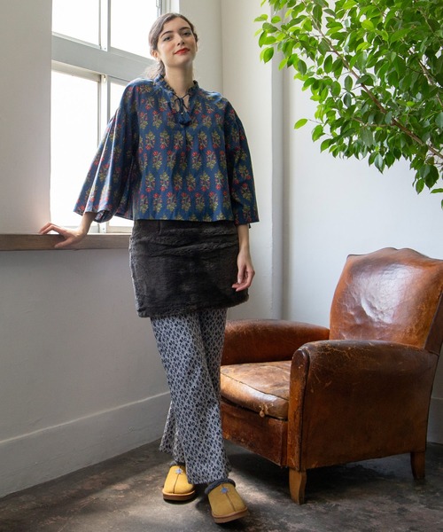 チャイハネ（チャイハネ）の「【チャイハネ】アログレトップス（その他トップス・レディース・ホワイト/ネイビー/カーキ/オレンジ/レッド/ターコイズブルー・FREE）」の8枚目の写真