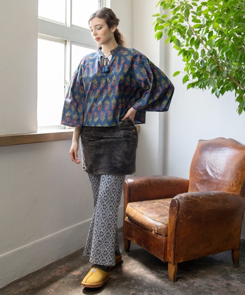 チャイハネ（チャイハネ）の「【チャイハネ】アログレトップス（その他トップス・レディース・ホワイト/ネイビー/カーキ/オレンジ/レッド/ターコイズブルー・FREE）」の11枚目の写真