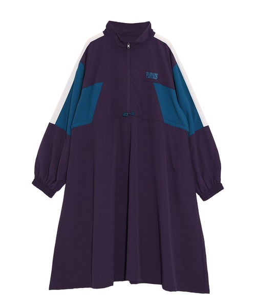 PUNYUS（プニュズ）の「切り替えナイロンワンピース（ワンピース・レディース・ブラック/パープル/グレー・3/2/1/4）」の15枚目の写真