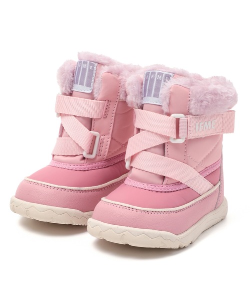 IFME（イフミー）の「BABY｜キネティックベルトスノーブーツ[撥水・防滑]（ブーツ・キッズ・ピンク/ブラウン/ネイビー/ベージュ・14.5cm/14.0cm/13.5cm/13.0cm/12.5cm/12.0cm）」の4枚目の写真