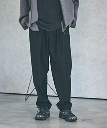 BAYFLOW | 【WONDER SHAPE(ワンダーシェイプ)】ワンタックトラウザー(スラックス)