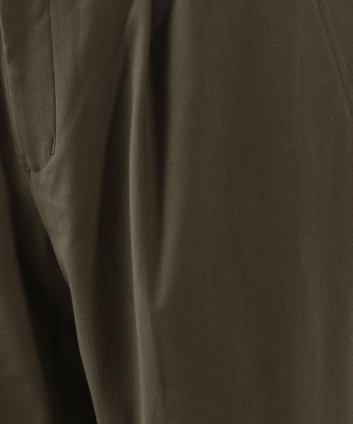 BAYFLOW（ベイフロー）の「【WONDER SHAPE(ワンダーシェイプ)】ワンタックトラウザー（スラックス・メンズ・ブラック/カーキ/チャコールグレー・SMALL/LARGE/MEDIUM）」の20枚目の写真