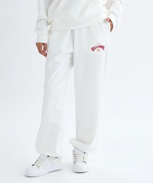 BILLABONG レディース ARCH LOGO SWEAT PANTS セットアップボトムス 【2025年秋冬モデル】/ビラボンセットアップ対応ルーズフィットウエストゴムスウェットパンツ