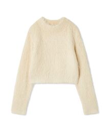 ラメシャギーニットプルオーバー