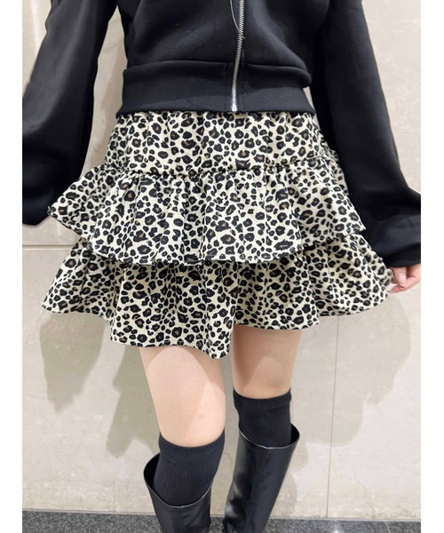 PHILLY（フィリー）の「レオパードミニティアードスカート（スカート・レディース・ブラウン/ベージュ・FREE）」の15枚目の写真