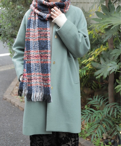 ウールシャギー ボトルネックコート | NOMBRE IMPAIR