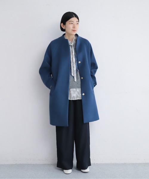 ウールシャギー ボトルネックコート | NOMBRE IMPAIR