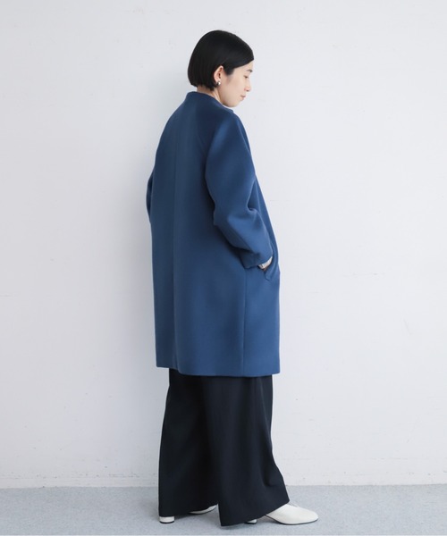 NOMBRE IMPAIR(ノンブルアンペール)の「ウールシャギー ボトルネックコート(その他アウター・レディース・グリーン/ピンク/ブルー・FREE)」の22枚目の写真