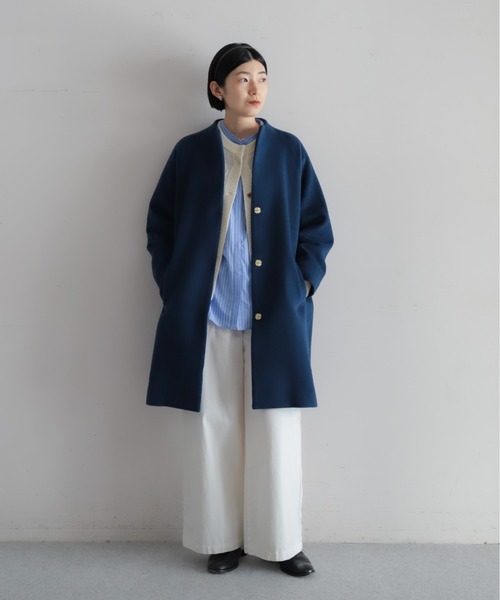 ウールシャギー ボトルネックコート | NOMBRE IMPAIR