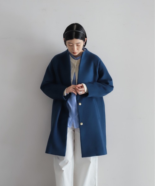 ウールシャギー ボトルネックコート | NOMBRE IMPAIR