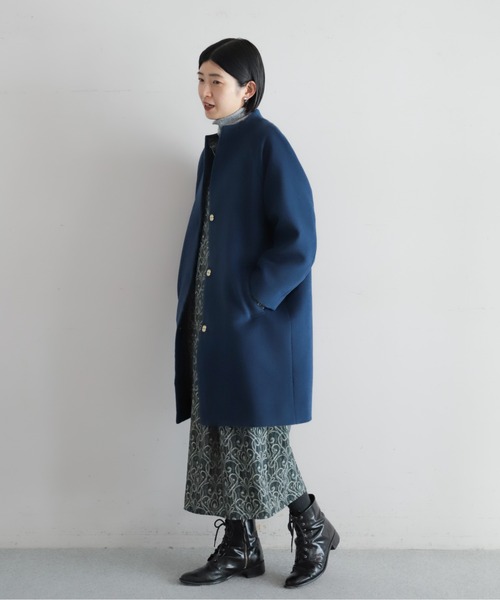 ウールシャギー ボトルネックコート | NOMBRE IMPAIR