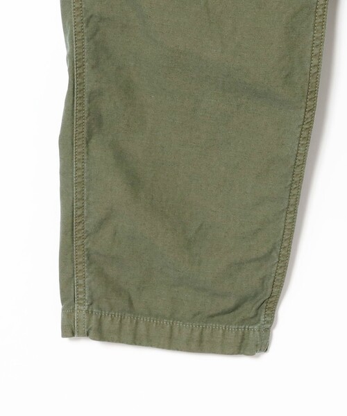 sage de cret（サージュデクレ）の「sage de cret / Cotton Linen バックサテン ペグトップ ワンタックカーゴパンツ（カーゴパンツ・メンズ・オリーブ・S/M/L）」の5枚目の写真