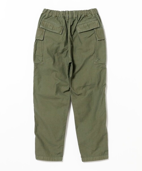 sage de cret（サージュデクレ）の「sage de cret / Cotton Linen バックサテン ペグトップ ワンタックカーゴパンツ（カーゴパンツ・メンズ・オリーブ・S/M/L）」の6枚目の写真