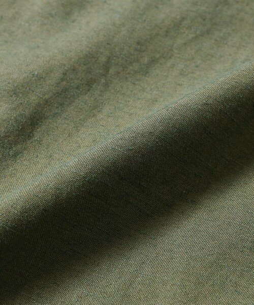 sage de cret（サージュデクレ）の「sage de cret / Cotton Linen バックサテン ペグトップ ワンタックカーゴパンツ（カーゴパンツ・メンズ・オリーブ・S/M/L）」の7枚目の写真