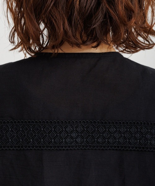 studio CLIP（スタディオクリップ）の「刺繍レースジレ（ベスト・レディース・ブラック/オフホワイト・FREE）」の22枚目の写真