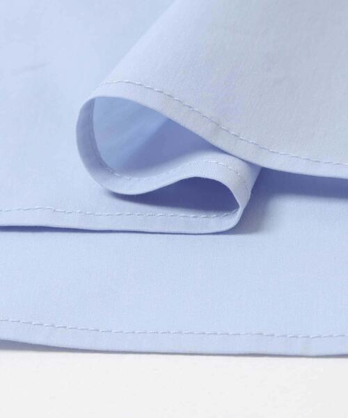 F by ROSSO（エフバイロッソ）の「F by ROSSO　イージーケアオーバーシャツ（シャツ/ブラウス・レディース・ブルー/オフホワイト/ブルー系その他/ピンク・FREE）」の7枚目の写真