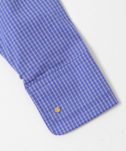 F by ROSSO（エフバイロッソ）の「F by ROSSO　イージーケアオーバーシャツ（シャツ/ブラウス・レディース・ブルー/オフホワイト/ブルー系その他/ピンク・FREE）」の17枚目の写真