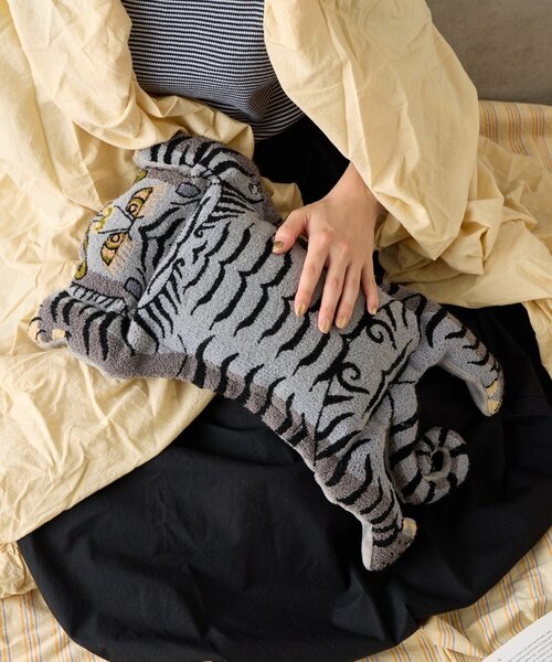 セール】プランプ充電式湯たんぽ＆クッション タイガー（クッション