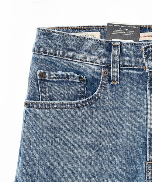 Ray BEAMS（レイビームス）の「LEVI’S(R) / 728(TM) ハイライズ ワイドレッグ ジーンズ（デニムパンツ・レディース・ブルー・25inch/26inch/27inch）」の3枚目の写真