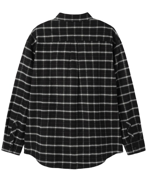 OY(オーワイ)の「『OY/オーワイ』HEAVY CHECK SHIRT/ヘビー チェックシャツ(シャツ/ブラウス・レディース・ブラック/グレー・M/L)」の15枚目の写真