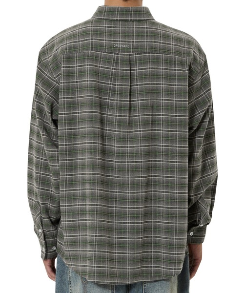 OY(オーワイ)の「『OY/オーワイ』HEAVY CHECK SHIRT/ヘビー チェックシャツ(シャツ/ブラウス・レディース・ブラック/グレー・M/L)」の10枚目の写真