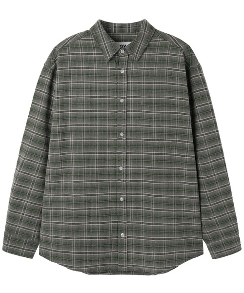 OY(オーワイ)の「『OY/オーワイ』HEAVY CHECK SHIRT/ヘビー チェックシャツ(シャツ/ブラウス・レディース・ブラック/グレー・M/L)」の16枚目の写真