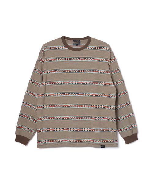 PENDLETON(ペンドルトン)の「ジャガード LS ティ(Tシャツ/カットソー・メンズ・チャコール/グレー系その他2・X-LARGE/LARGE/MEDIUM/SMALL)」の9枚目の写真