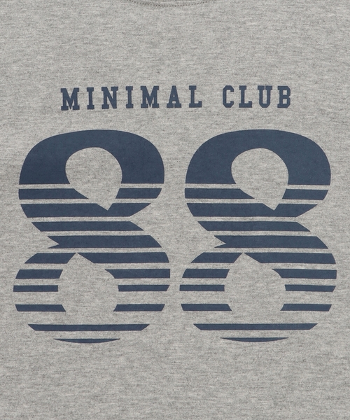 minimal（ミニマル）の「【防汚加工】ナンバリングレイヤードロンT（Tシャツ/カットソー・キッズ・オフホワイト/トップグレー/ブラック・100cm/110cm/90cm/120cm/130cm/140cm）」の6枚目の写真