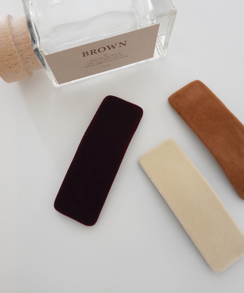 ammy.(エイミードット)の「【 ammy. / エイミードット 】 ディープカラー ベロア ヘアピン(ヘアピン・レディース・ブラウン/ブラウン系/ブラック/ホワイト系/アイボリー/ブラック系/グレー/バーガンディー/グリーン系/グリーン/レッド/レッド系・FREE)」の11枚目の写真