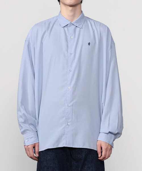 GYMPHLEX(ジムフレックス)の「Gymphlex | ポリエステルスパン レギュラーカラーシャツ MEN(シャツ/ブラウス・メンズ・サックスブルー/カーキ・M/L)」の7枚目の写真