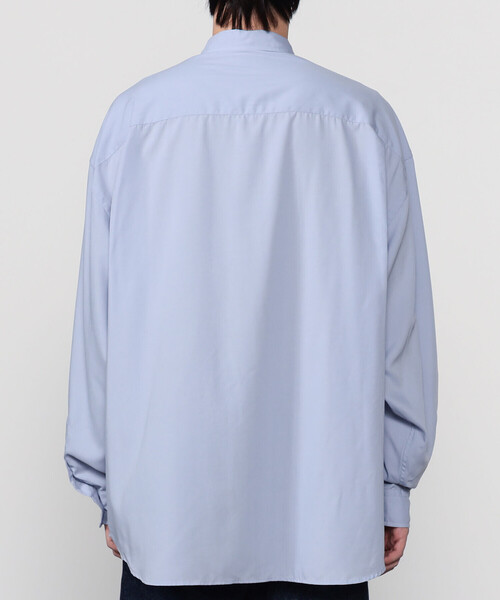 GYMPHLEX(ジムフレックス)の「Gymphlex | ポリエステルスパン レギュラーカラーシャツ MEN(シャツ/ブラウス・メンズ・サックスブルー/カーキ・M/L)」の5枚目の写真