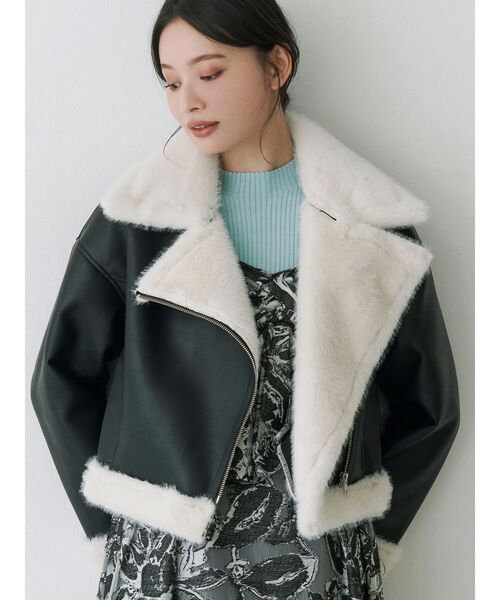 MERCURYDUO（マーキュリーデュオ）の「ジャカードバックレースアップキャミワンピース（ワンピース・レディース・ブルー/ブラック・MEDIUM/SMALL）」の8枚目の写真