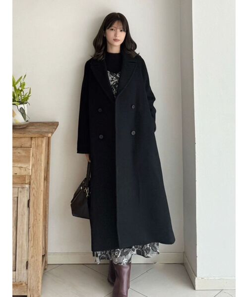 MERCURYDUO（マーキュリーデュオ）の「ジャカードバックレースアップキャミワンピース（ワンピース・レディース・ブルー/ブラック・MEDIUM/SMALL）」の15枚目の写真