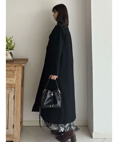 MERCURYDUO（マーキュリーデュオ）の「ジャカードバックレースアップキャミワンピース（ワンピース・レディース・ブルー/ブラック・MEDIUM/SMALL）」の16枚目の写真