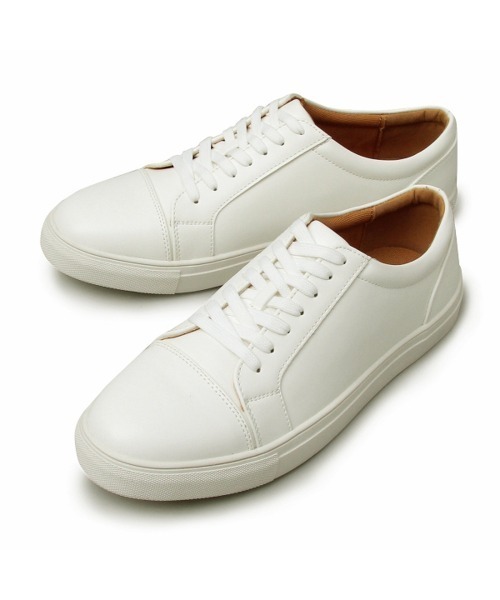 BACKYARD FAMILY(バックヤードファミリー)の「glabella LACEUP SNEAKERS(スニーカー・メンズ・ホワイト/ブラック/ブラック系その他・27cm/26cm/25cm)」の4枚目の写真