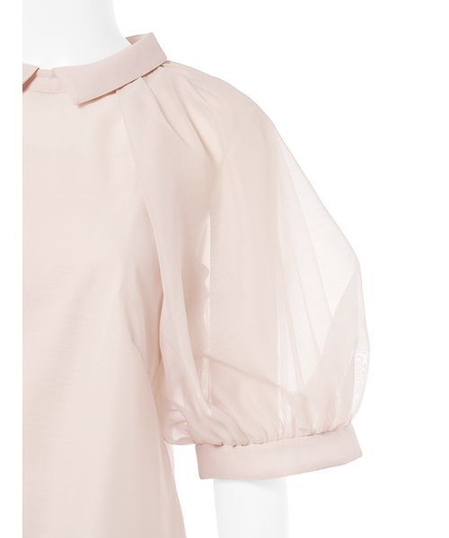 CELFORD（セルフォード）の「衿付きパフスリーブブラウス（シャツ/ブラウス・レディース・ホワイト/ライトピンク・F）」の8枚目の写真