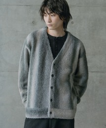 セール】カモフラ風Wジャガードカーディガン（ニット/セーター