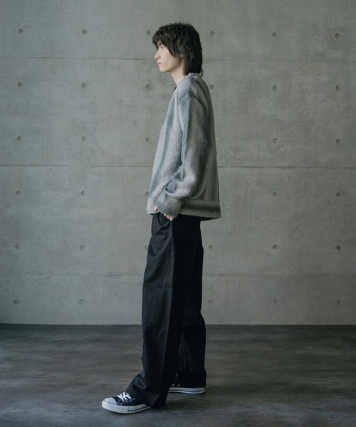 RATTLE TRAP(ラトルトラップ)の「グラデーションストライプカーディガン(ニット/セーター・メンズ・グレー/ブラウン・M/L)」の5枚目の写真