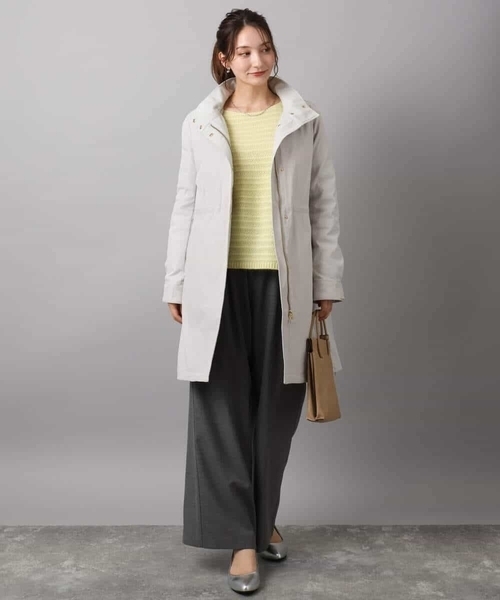 MK MICHEL KLEIN(エムケーミッシェルクラン)の「裏起毛ワイドストレートプルオンパンツ/洗える(その他パンツ・レディース・グレー/ブラック・38)」の11枚目の写真