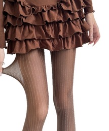 leune（ルネ）の「ストライプラメタイツ/ストッキング（タイツ/ストッキング）」