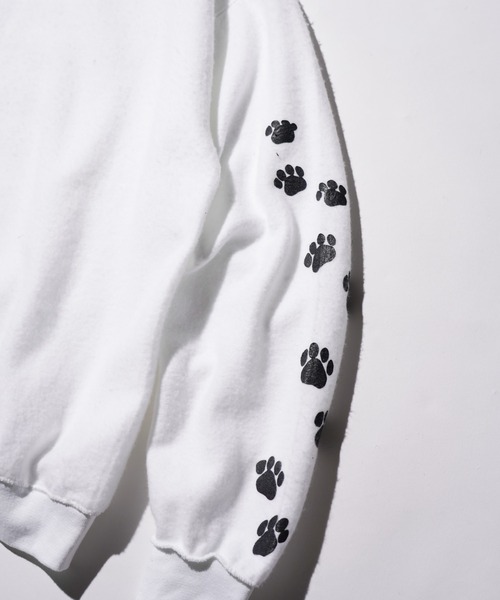 JERZEES(ジャージーズ)の「JERZEES / ジャージーズ "CAT HAIRS" OTHER-SIDE CREWSWEAT キャットヘアー インサイドアウト クルーネックスウェット(スウェット・メンズ・ブラック/ホワイト・MEDIUM/LARGE/X-LARGE)」の16枚目の写真
