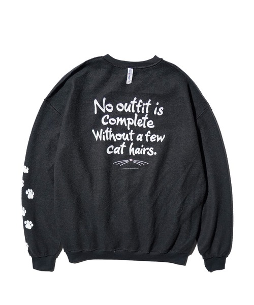 JERZEES(ジャージーズ)の「JERZEES / ジャージーズ "CAT HAIRS" OTHER-SIDE CREWSWEAT キャットヘアー インサイドアウト クルーネックスウェット(スウェット・メンズ・ブラック/ホワイト・MEDIUM/LARGE/X-LARGE)」の21枚目の写真