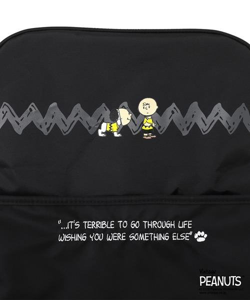 Manhattan Portage（マンハッタンポーテージ）の「CASUAL MESSENGER SLIM BP W/DIV MGNT PEANUTS 25（メッセンジャーバッグ・レディース・ブラック・SMALL）」の15枚目の写真