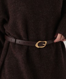 Elura | レザー変形バックルベルト/605527(ベルト)