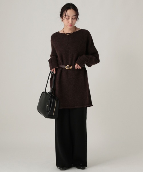 Elura（エルーラ）の「レザー変形バックルベルト/605527（ベルト・レディース・ブラック/ベージュ/ブラウン・ONE SIZE）」の5枚目の写真