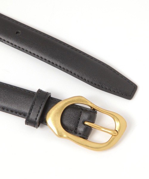 Elura（エルーラ）の「レザー変形バックルベルト/605527（ベルト・レディース・ブラック/ベージュ/ブラウン・ONE SIZE）」の11枚目の写真